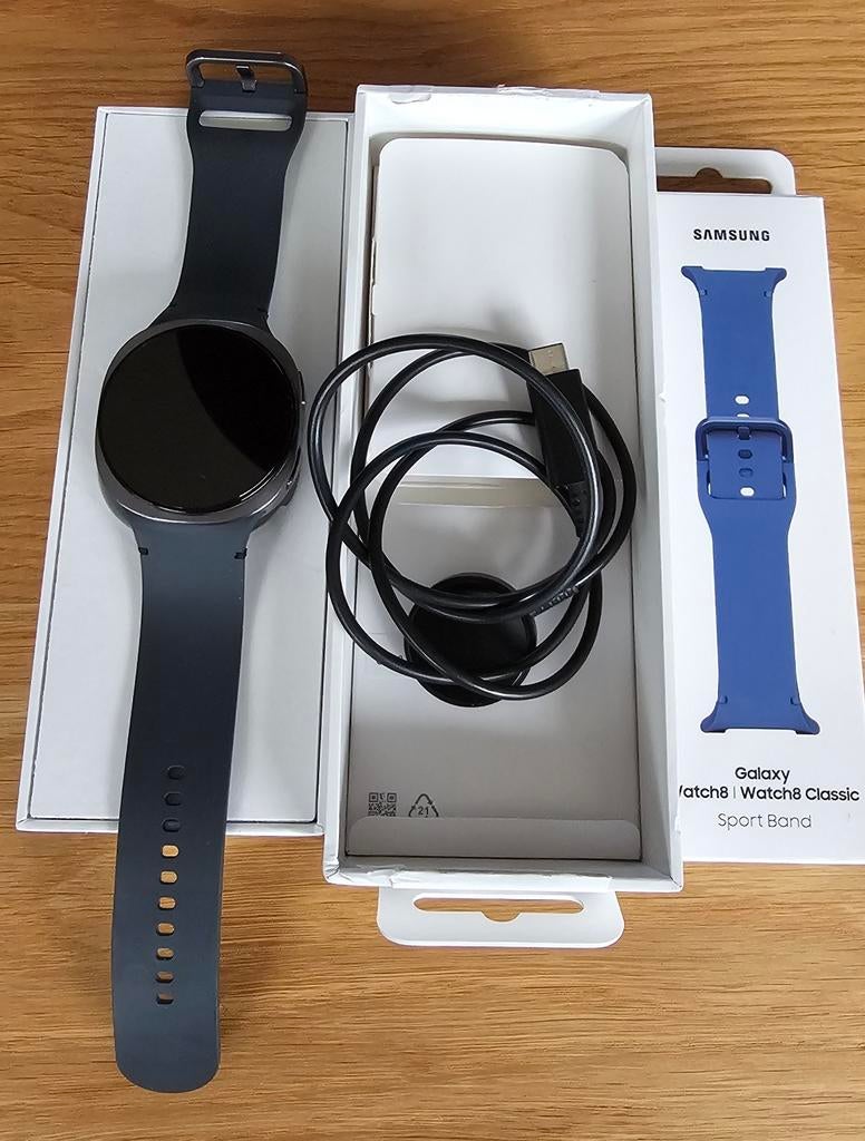 Samsung Galaxy Watch 8/44mm. Gereserveerd voor wim, Ophalen, Zwart, Nieuw, Samsung