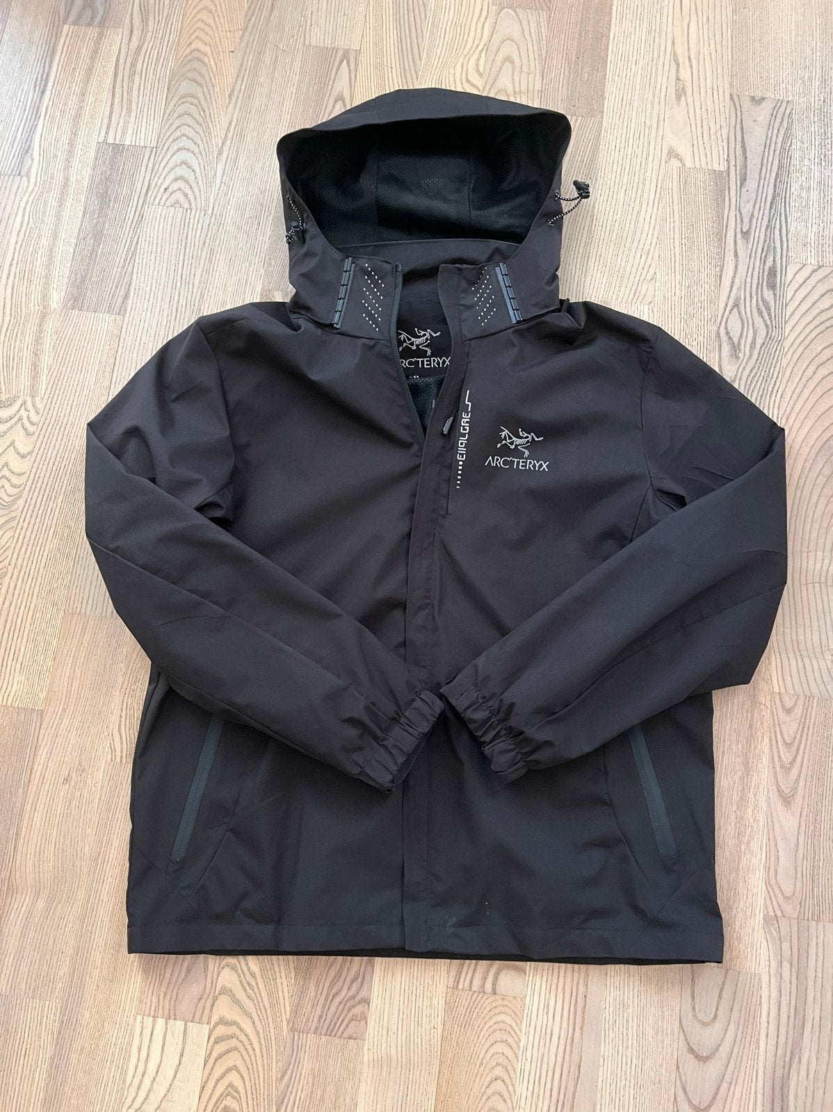 Arc'teryx jas/windbreaker, zwart, maat M, Ophalen of Verzenden, Zo goed als nieuw, Maat 48/50 (M), Zwart