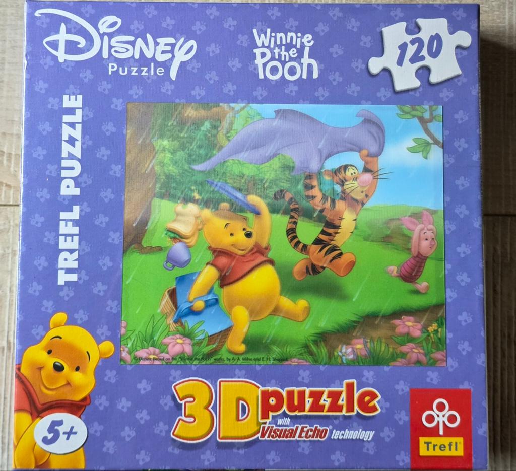 3D puzzel Winnie the Pooh, Ophalen, Meer dan 50 stukjes, Nieuw, 6 jaar of ouder