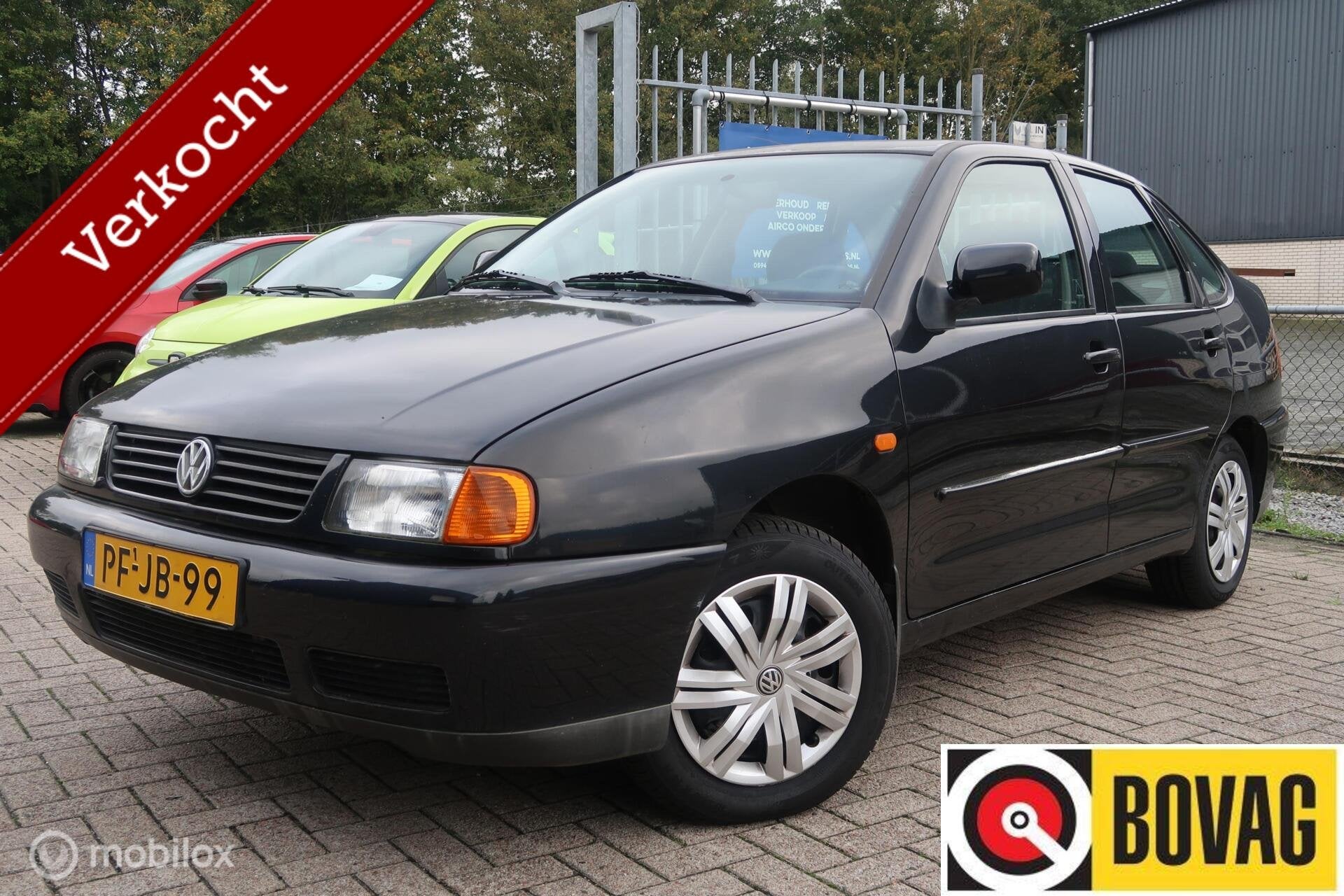 Volkswagen Polo 1.4, Auto's, Stof, Gebruikt, Zwart, Origineel Nederlands