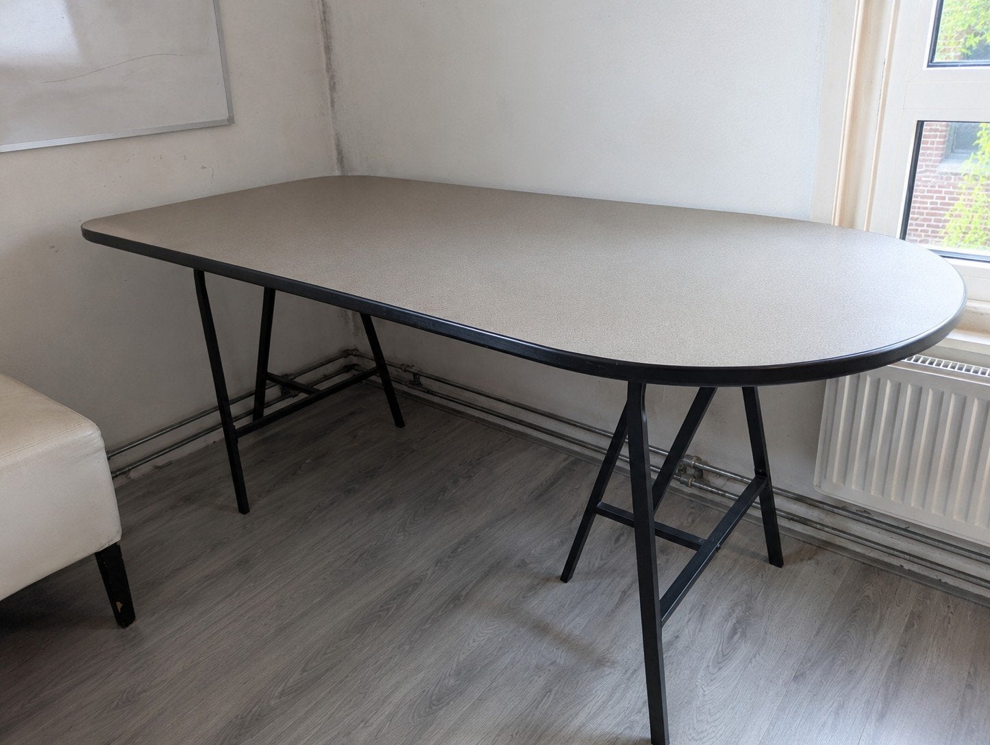 Handgemaakte tafel - demonteerbaar - 160x80 cm, Ophalen of Verzenden