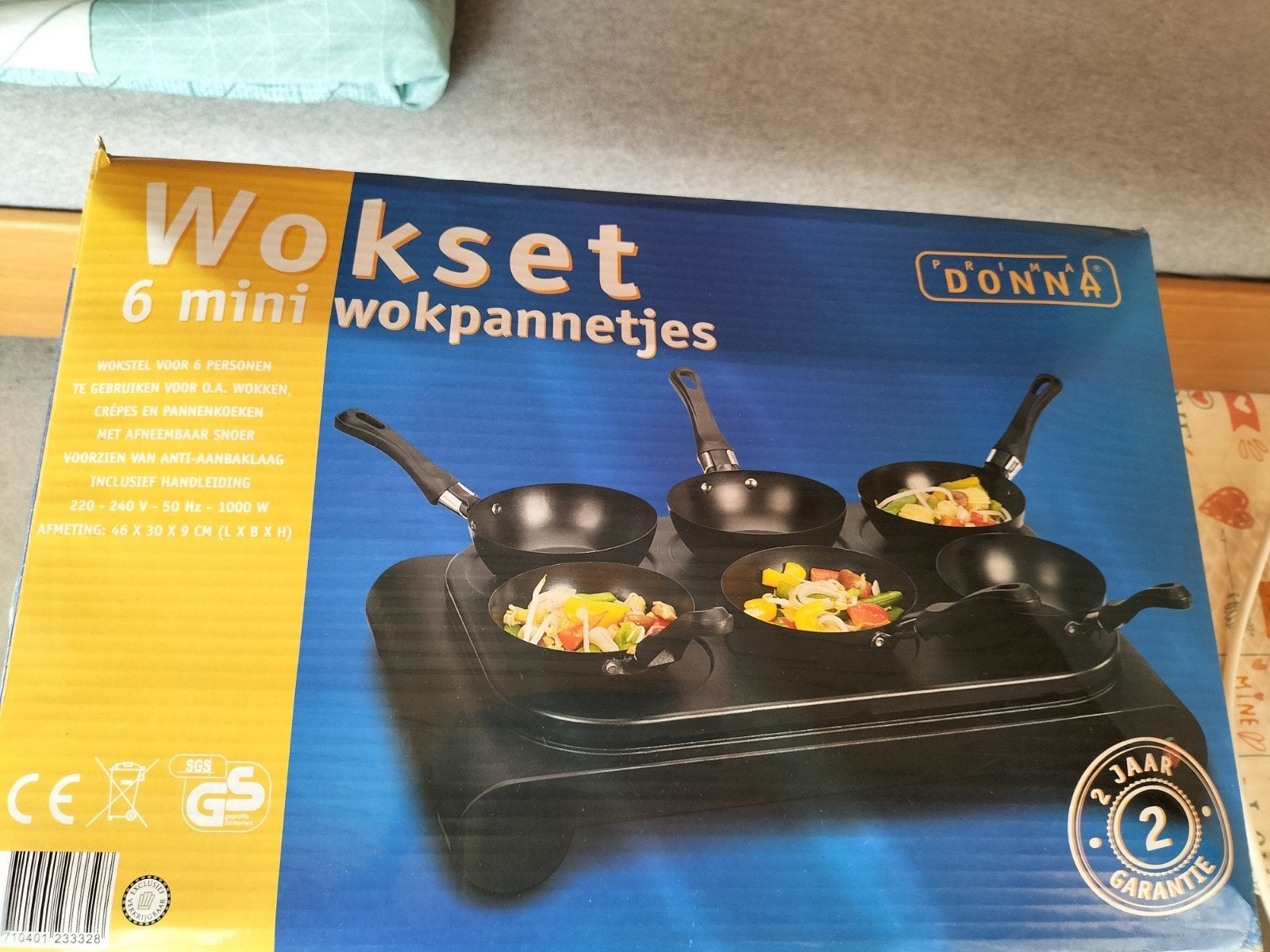 Wokset met zes pannetjes!, Witgoed en Apparatuur, Ophalen, Zo goed als nieuw, 4 t/m 7 personen