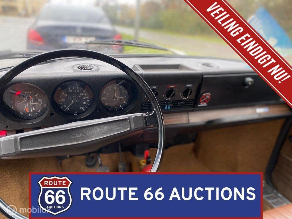 Saab 99 | 1972 | Route 66 Auctions, Overige carrosserieën, Zwart, Bedrijf, Handgeschakeld