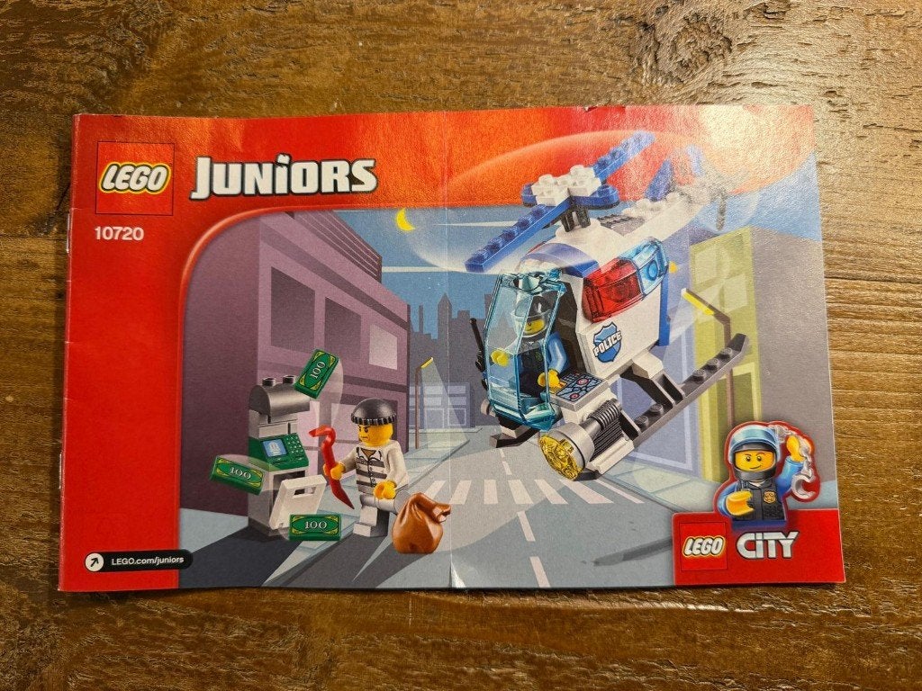 Lego Juniors - 10720 Police Helicopter Chase (4-7jr), City, Lego, Ophalen of Verzenden, Zo goed als nieuw
