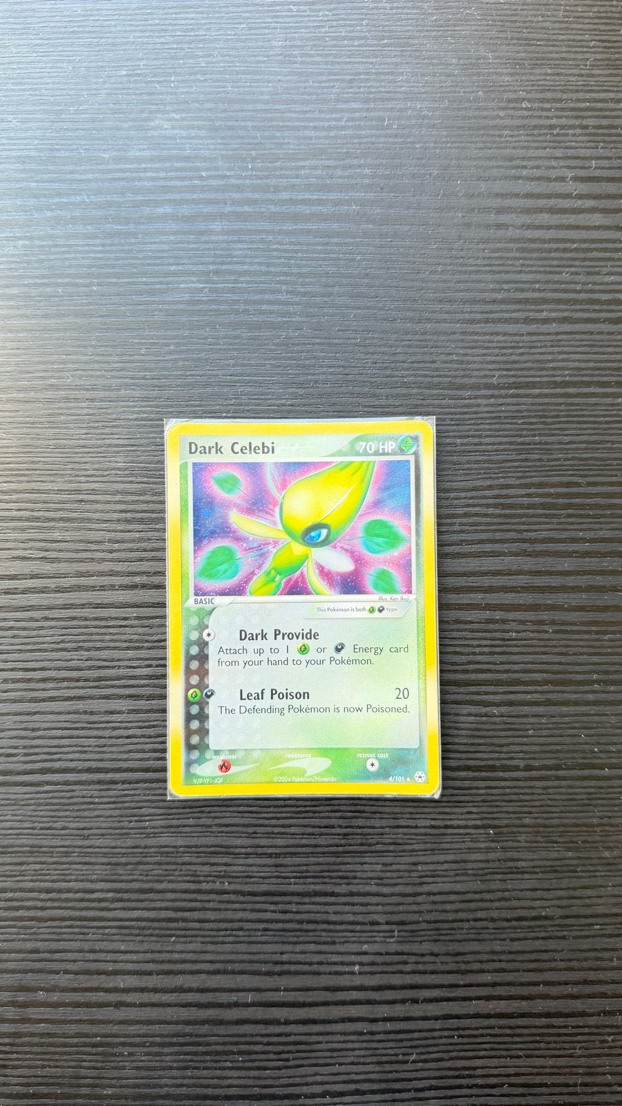 Dark Celebi 4/101 Hidden Legends, Ophalen of Verzenden, Zo goed als nieuw, Losse kaart