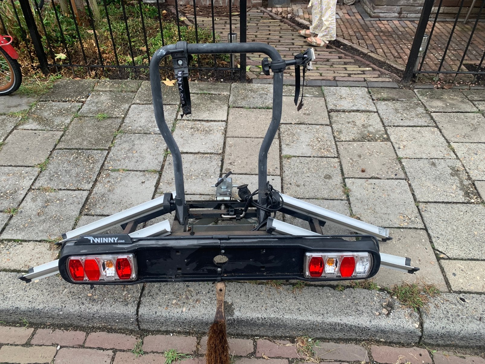 Twinnyload fietsendrager, Auto diversen, Fietsendragers, Ophalen, Gebruikt, 2 fietsen, Trekhaakdrager