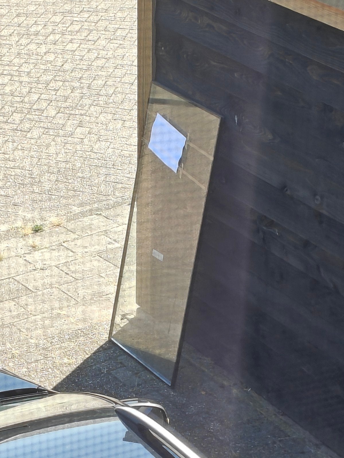 Gratis glazen ruit ongeveer 150cm, Ophalen, Minder dan 80 cm, Glasplaat, 120 tot 160 cm