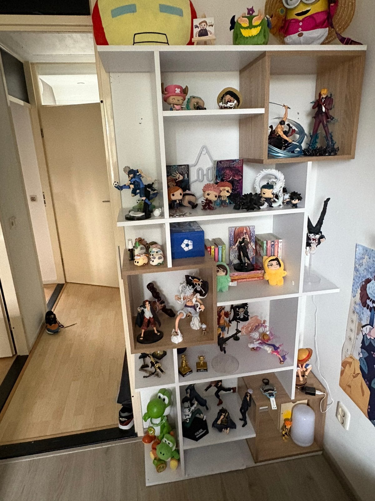Open vakkenkast, Huis en Inrichting, Kasten | Wandmeubels, Ophalen, Gebruikt, Minder dan 150 cm, 150 tot 200 cm