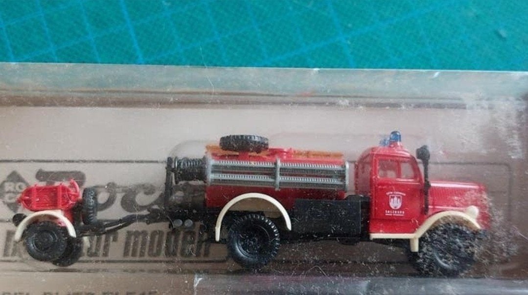 H0HVB OPEL BLITZ BRANDWEER 1/87, Ophalen of Verzenden, Nieuw, Bus of Vrachtwagen, Overige merken