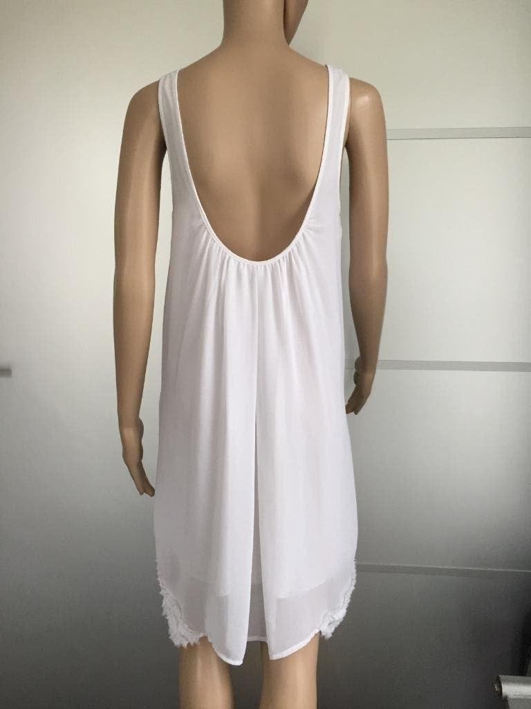 C411Phard maat XS=34 wit jurkje jurk tuniek blouse feest, Wit, Phard, Ophalen of Verzenden, Zo goed als nieuw