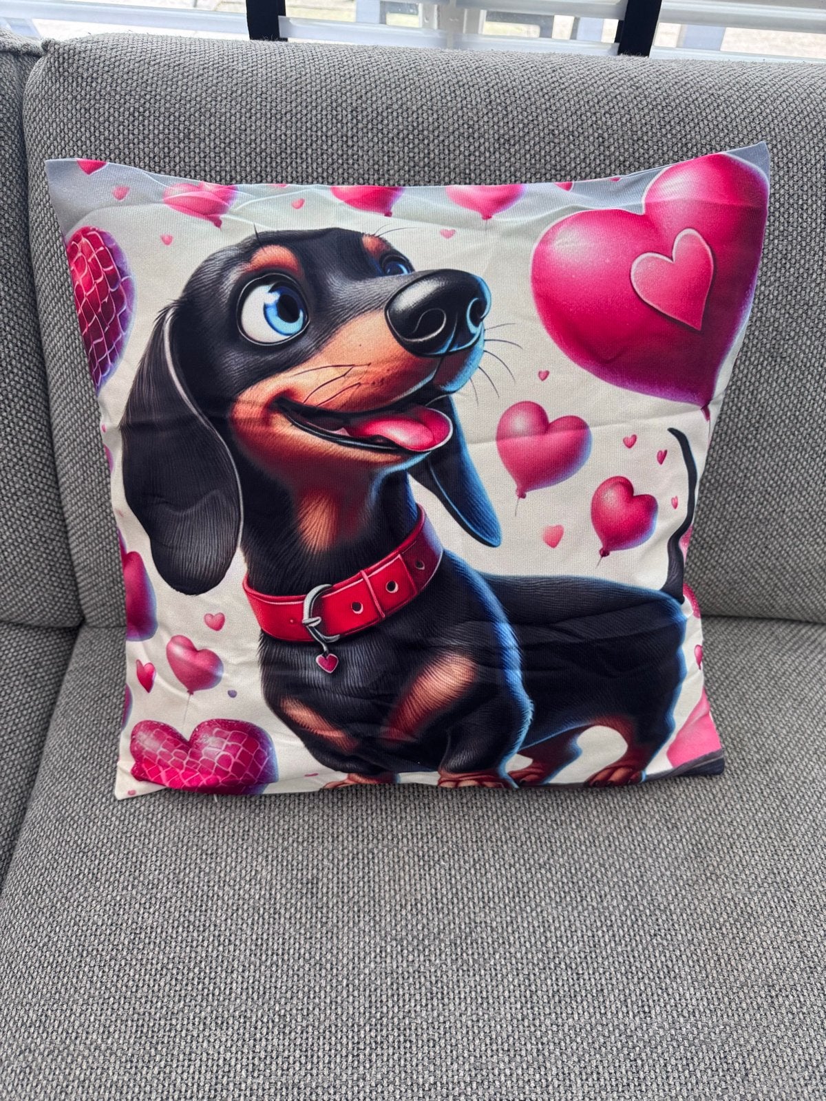 Disney Teckel Kussenhoes 45x45cm - Dubbelzijdig Bedrukt, Overige merken, Meerkleurig, Nieuw, Ophalen of Verzenden