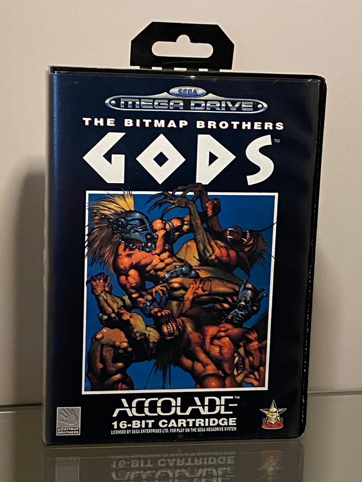 Gods - Sega Mega Drive - CIB, 1 speler, Ophalen of Verzenden, Zo goed als nieuw, Vanaf 3 jaar