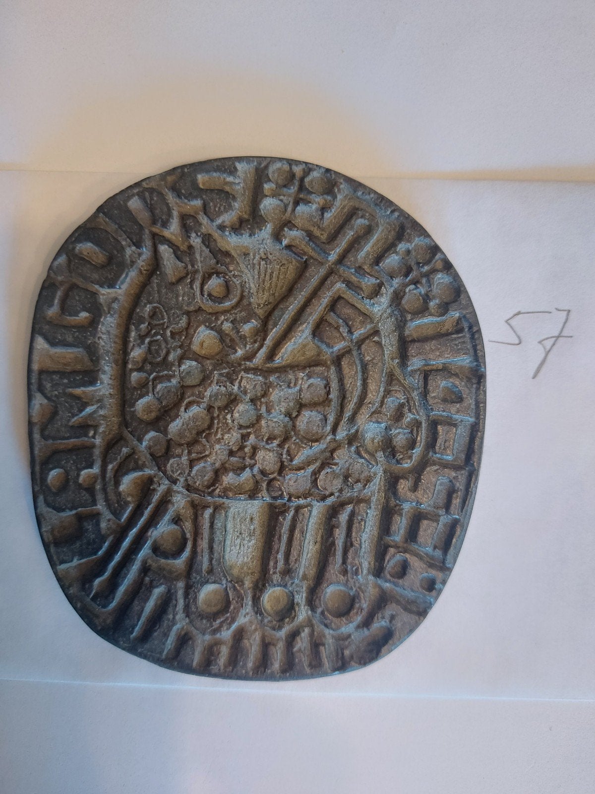 Plaquette, Ophalen of Verzenden, Overige landen