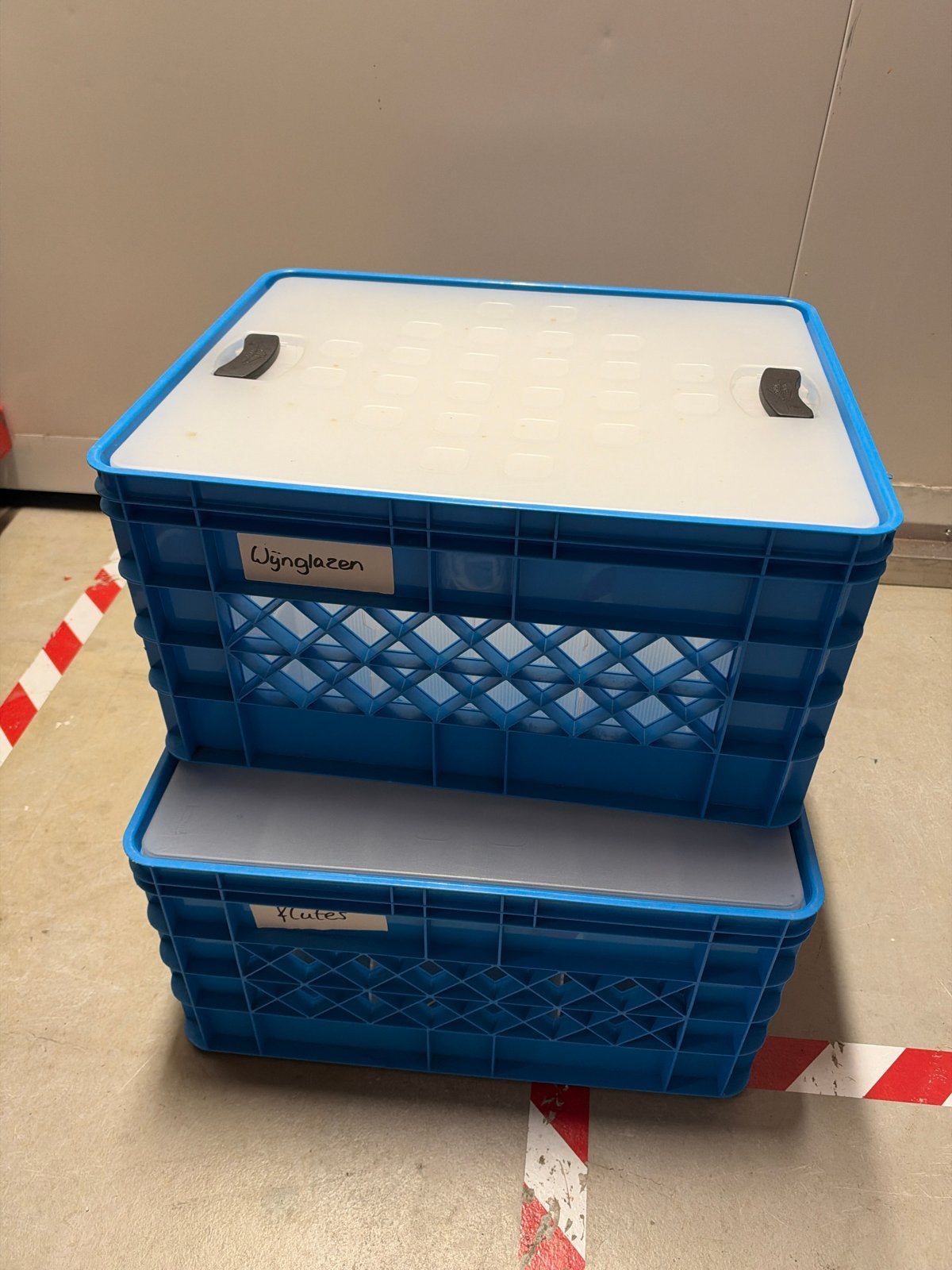 Krat voor flutes - Perfect voor veilig transport, Gebruikt, 40 tot 60 cm, 50 tot 75 cm, Ophalen of Verzenden