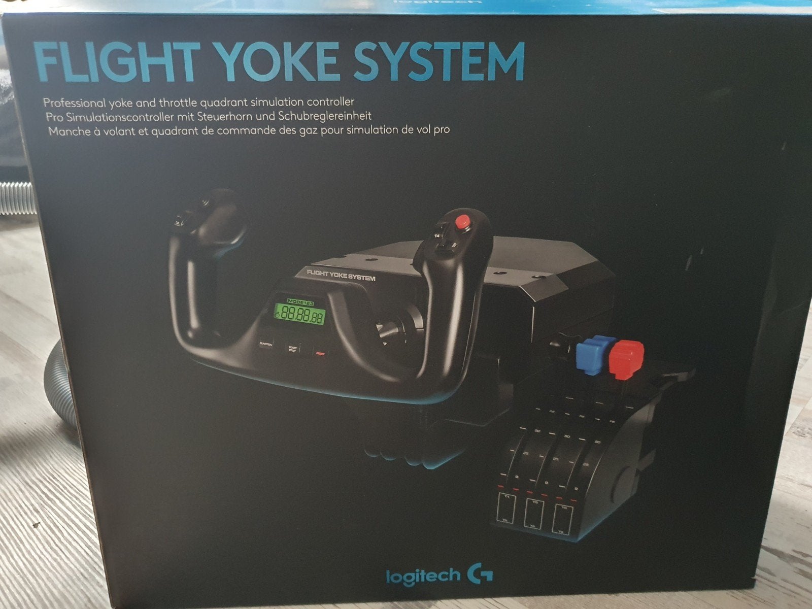 Logitech Flight Yoke System - Zo goed als nieuw, Ophalen of Verzenden, Zo goed als nieuw, Simulatie