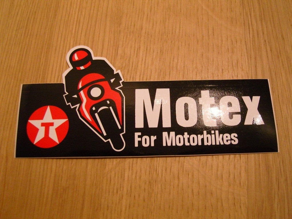sticker TEXACO Motex For Motorbikes *, Ophalen, Zo goed als nieuw