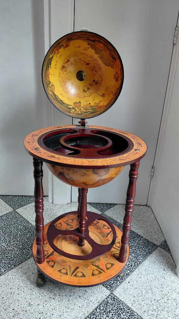 globebar, Ophalen, Met opbergruimte, Kunststof, Zo goed als nieuw