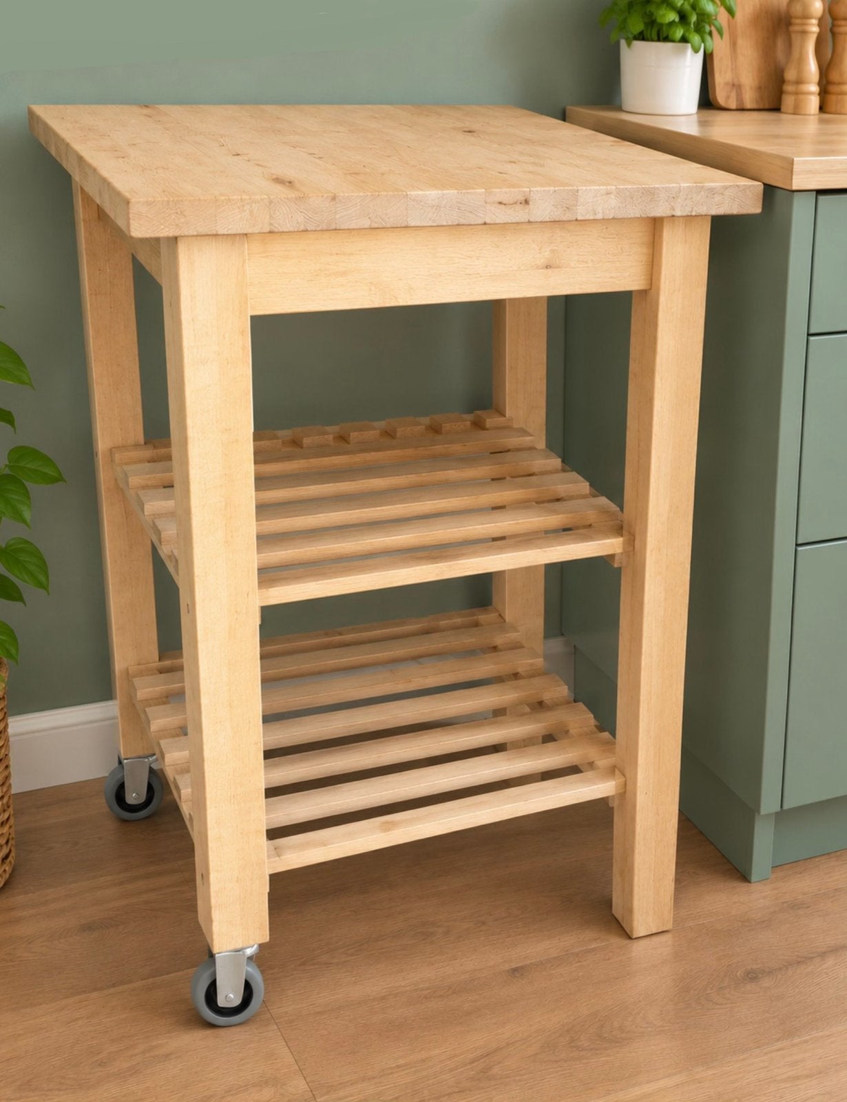 Ikea BEKVÄM keukentrolley roltafel berken, 58x50 cm, Huis en Inrichting, Ophalen, 25 tot 50 cm, 50 tot 100 cm, Minder dan 100 cm