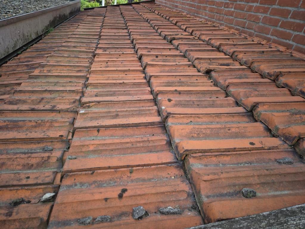 Oude dakpannen, Gebruikt, Steen of Klei, Ophalen of Verzenden, 15 m² of meer