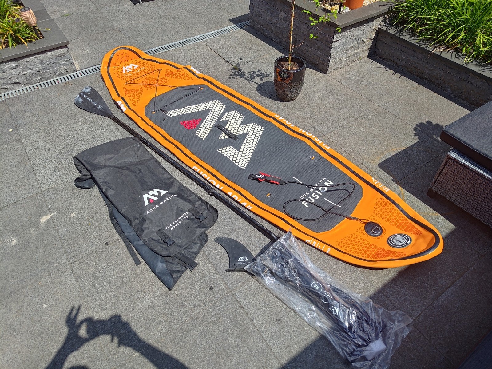Aqua Marina Fusion 10'4" supboard complete set, Ophalen, SUP-boards