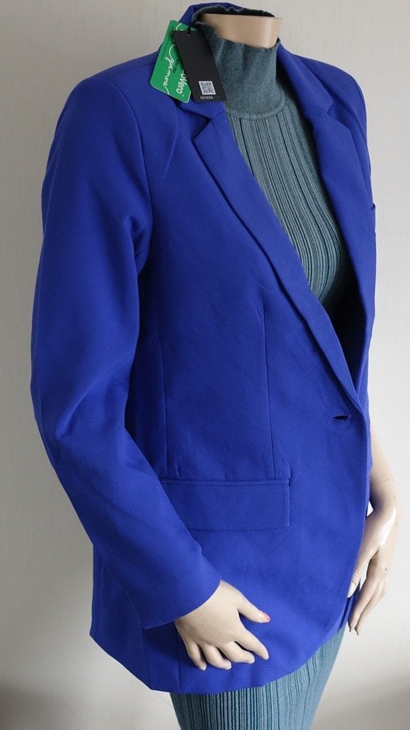 nieuw recht gevoerd blauw OBJECT jasje, Maat 38/40 (M), Object, Nieuw, Verzenden