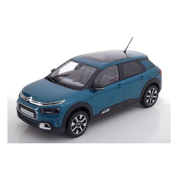 Citroen C4 Cactus 2018 Emeraude Blauw Schaal 1/18 Norev, Auto, Norev, Ophalen of Verzenden, Norev