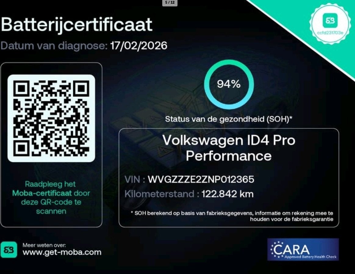 Volkswagen ID.4 Pro 77 kWh 94% soh Matrix|Pano|Camera|Dealer, Automaat, Achterwielaandrijving, Gebruikt, Origineel Nederlands