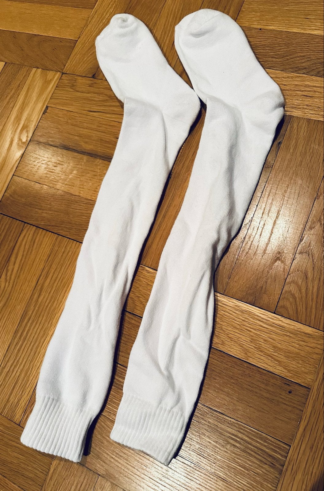 Witte scherm sokken - tiener/kind - nooit gedragen, Ophalen, Nieuw, Schermen, Vechtsportkleding