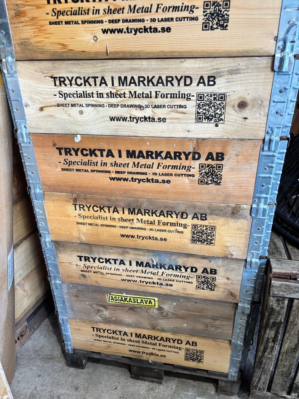 Stapelschotten Europallets - handig voor opslag, Ophalen, Gebruikt, 100 cm of meer, 60 cm of meer