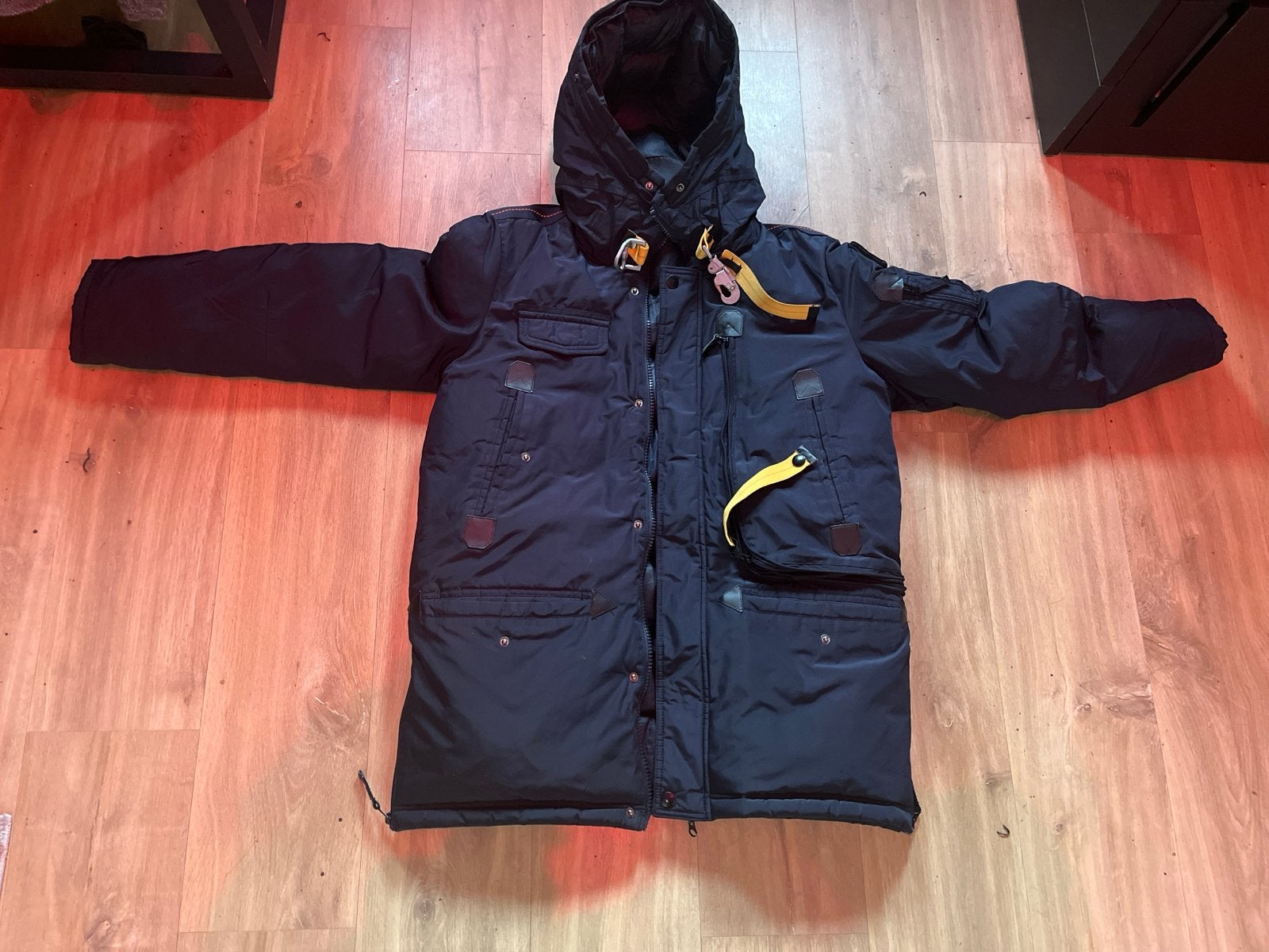 Parajumpers Winterjas - Zwart - Maat L, Ophalen of Verzenden, Zo goed als nieuw, Maat 52/54 (L), Zwart