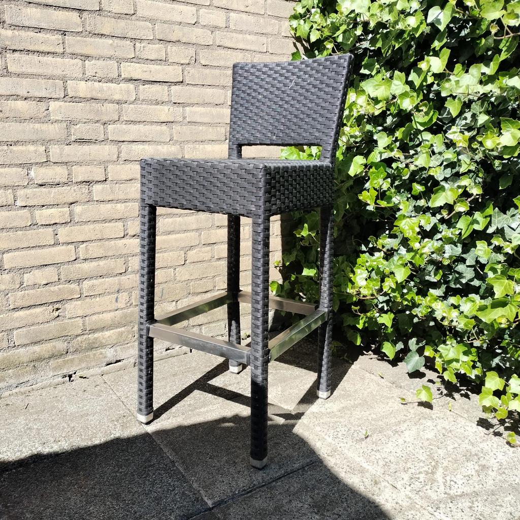 4 buiten bar krukken, Ophalen, Zo goed als nieuw, Aluminium