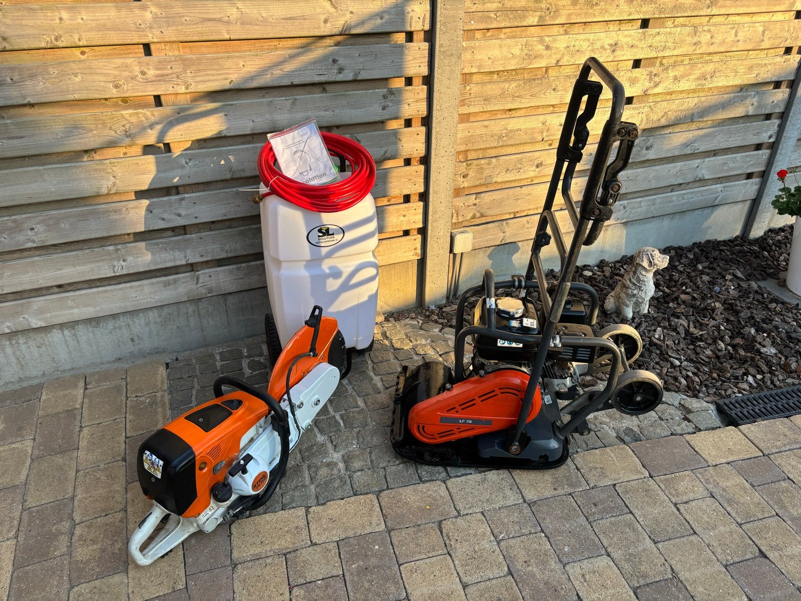 Stihl doorslijper /Husqvarna triller/watertank elektrisch, Ophalen