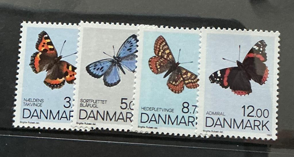 DENEMARKEN JAAR 1993 NRS. 1048/51, Ophalen of Verzenden, Overige landen, Postfris