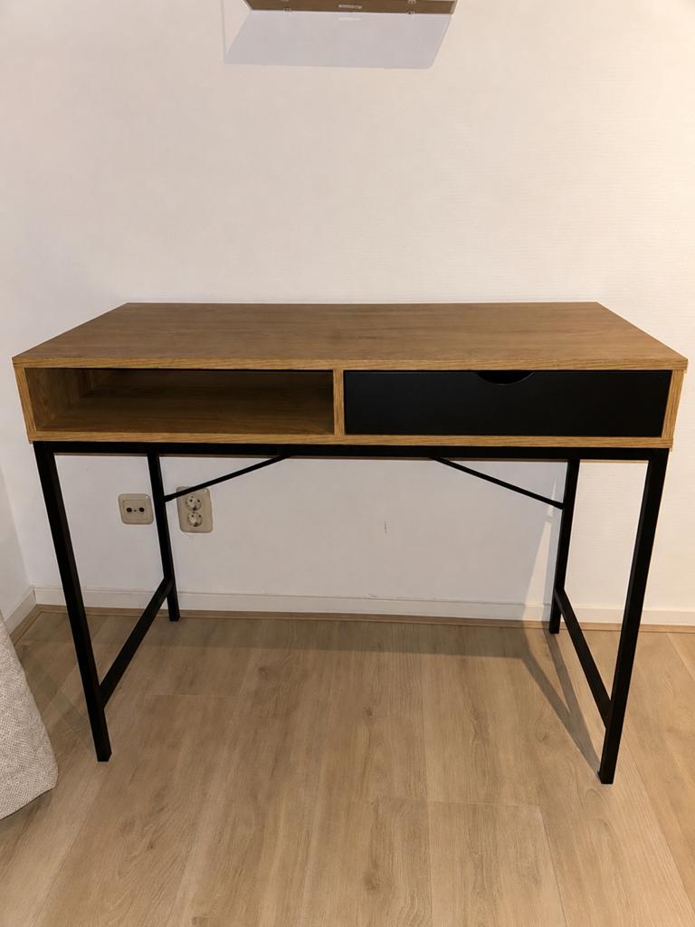 Bureu Trappendal van Jysk, Huis en Inrichting, Bureaus, Ophalen, Overige typen, 48 cm, Met lades