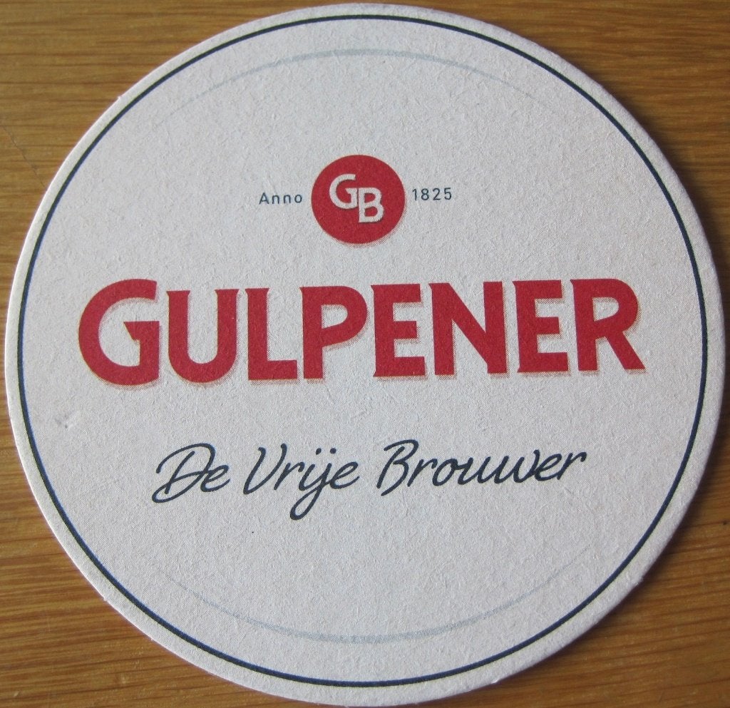 bierviltje van Gulpener - de vrije brouwer, Ophalen of Verzenden, Viltje(s), Overige merken