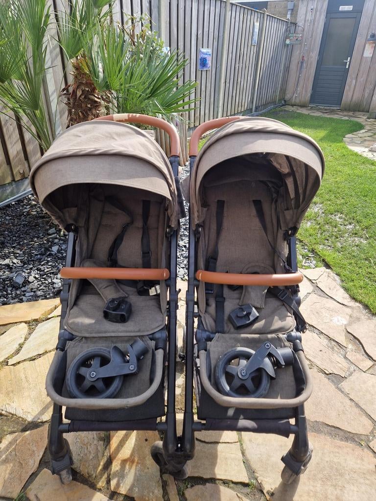 Puck join twin buggy, Ophalen, Gebruikt, Kinderwagen of Buggy