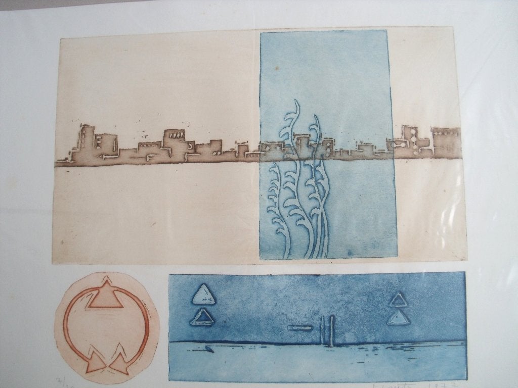 Jan Montyn (924-2015) zonder titel - nr. 7/20 - 1977, Ophalen of Verzenden