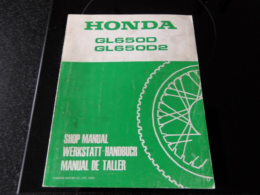 Honda GL650D GL650D2 Werkplaatshandboek - Shop Manual, Verzenden, Honda