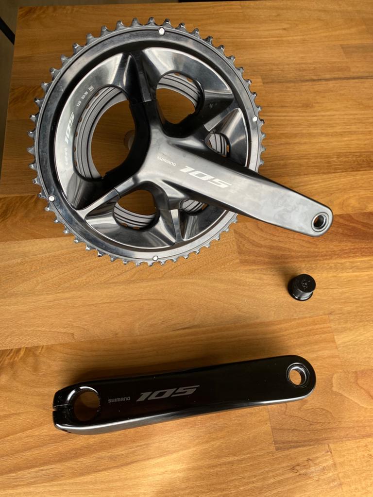 Shimano 105 R7100 12-speed Crankset Power Pro Vermogensmeter, Fietsen en Brommers, Crankstel of Pedalen, Ophalen of Verzenden