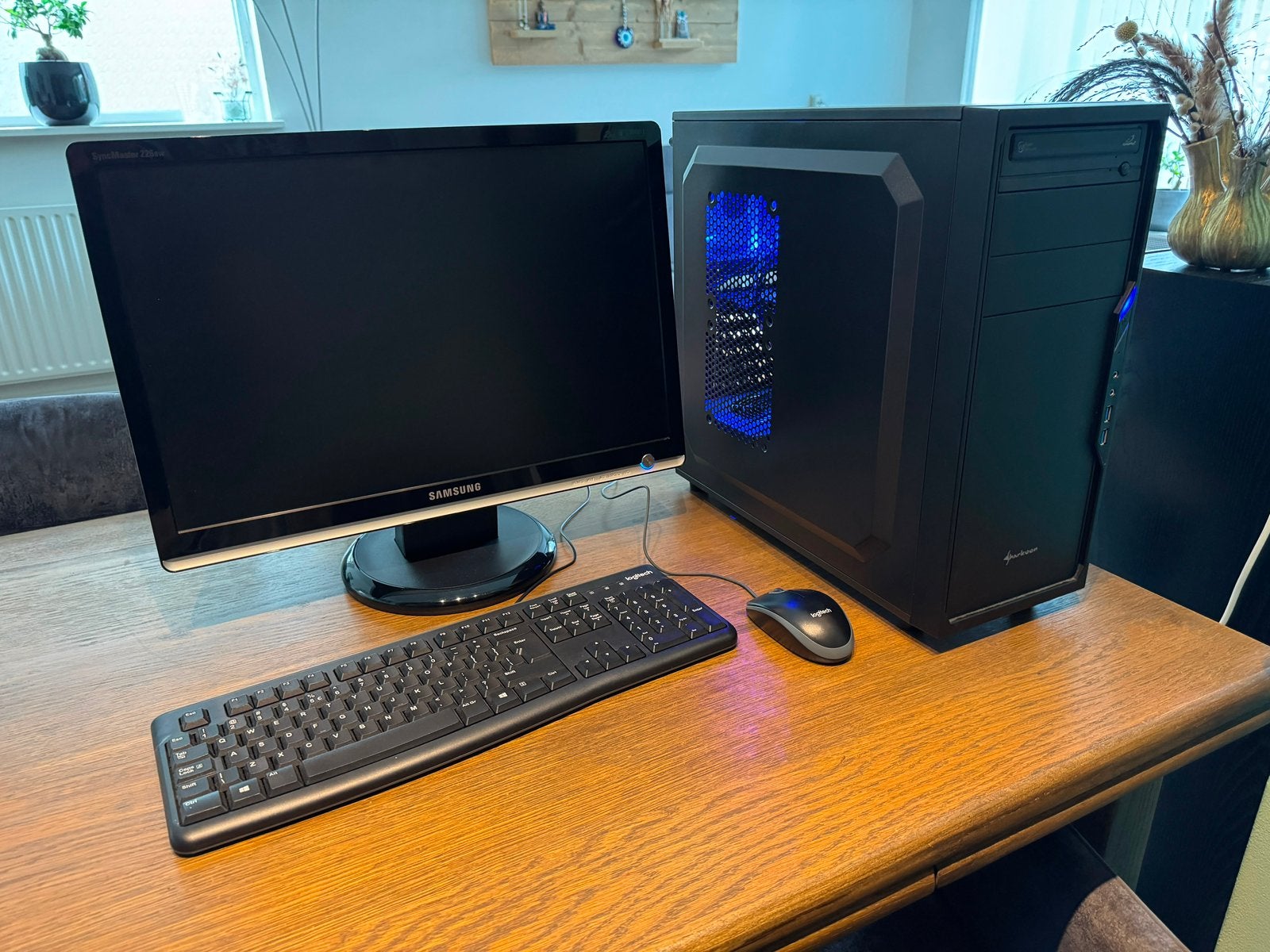 Complete desktop pc + monitor | i5 | 16GB | 120Gb SSD, Ophalen, Met monitor, Zo goed als nieuw, SSD