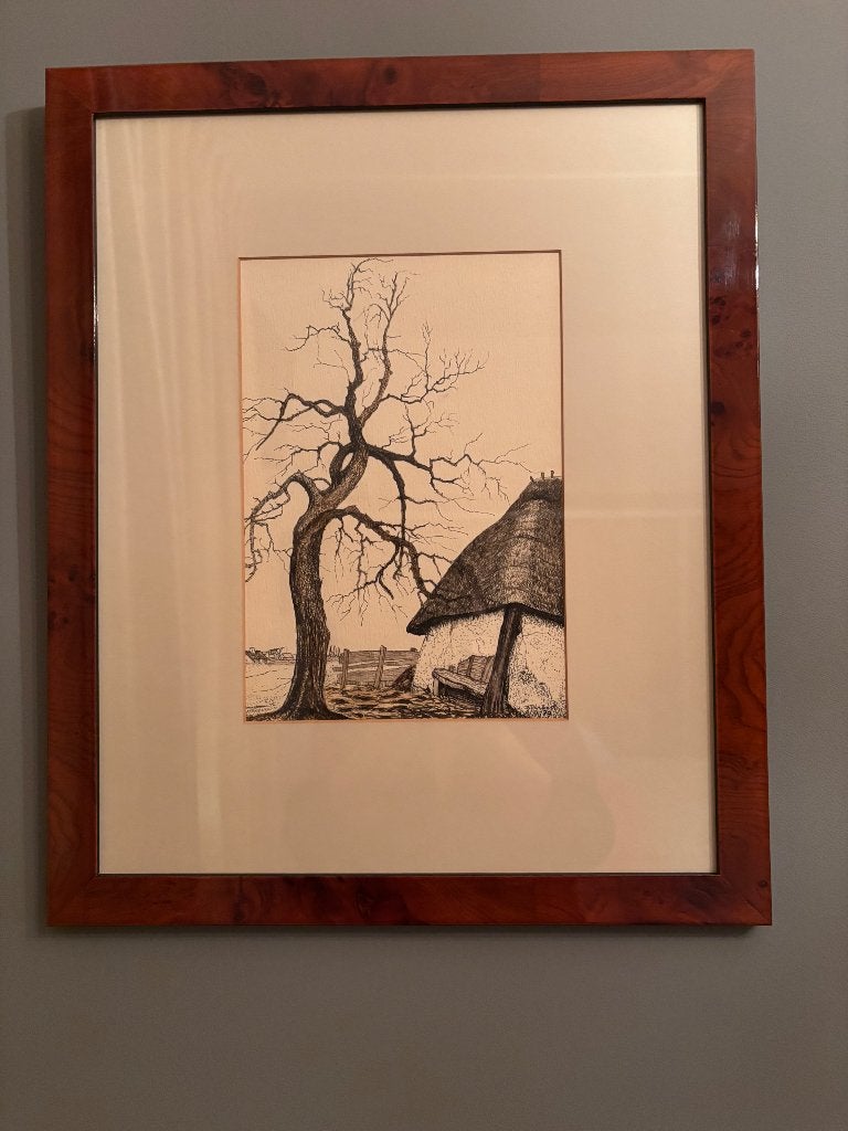 Pentekeningen, Bijzondere lijst, Impressionistisch, Ophalen of Verzenden, Tekening