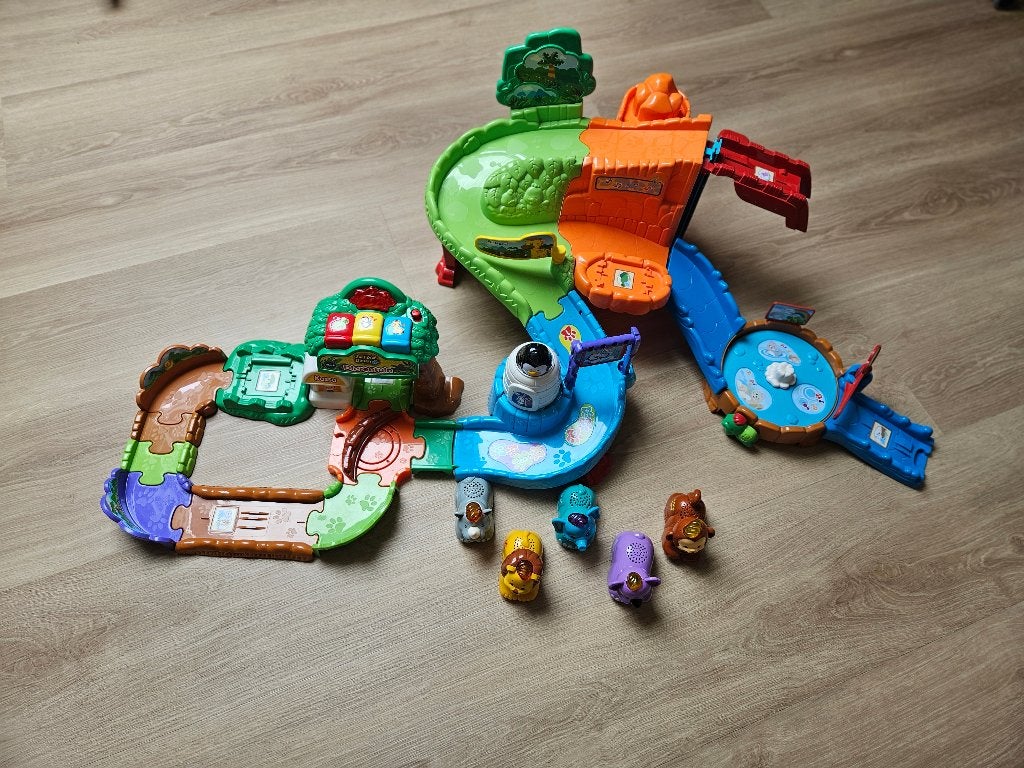 Vtech zoef zoef dieren dierentuin en avonturenbos., Kinderen en Baby's, Speelgoed | Vtech, Ophalen, Gebruikt, 2 tot 4 jaar