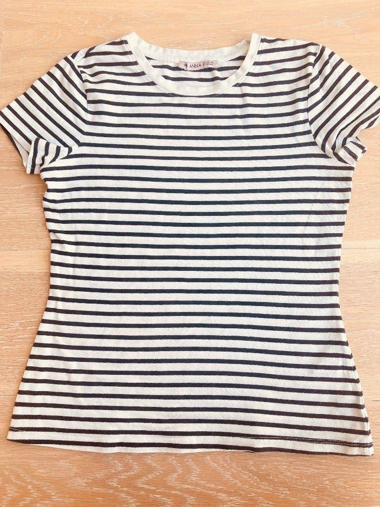 Navy T-shirt van Anna Field mt. 158, Gebruikt, Meisje, Ophalen of Verzenden, Anna Field