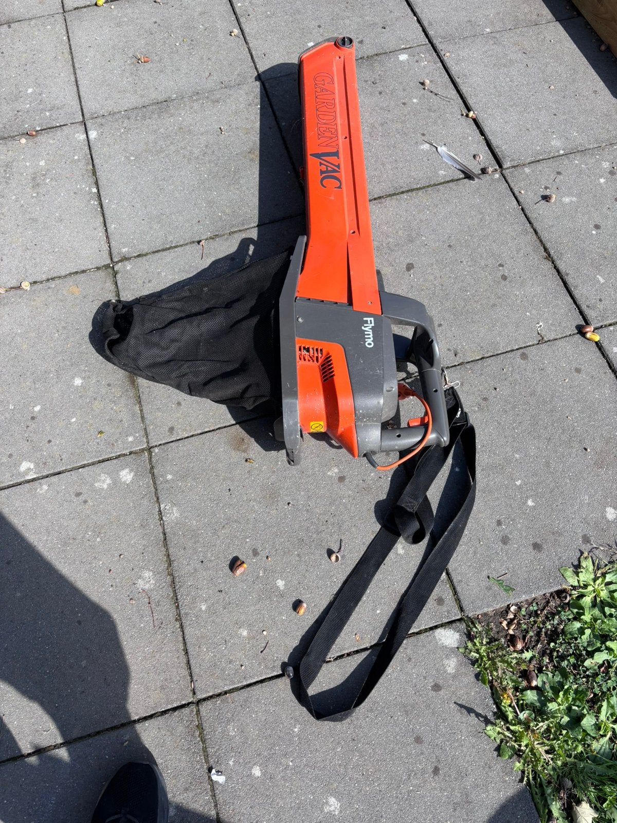 Flymo Bladblazer, Gebruikt, Handgedragen, Ophalen of Verzenden, Met opvangzak