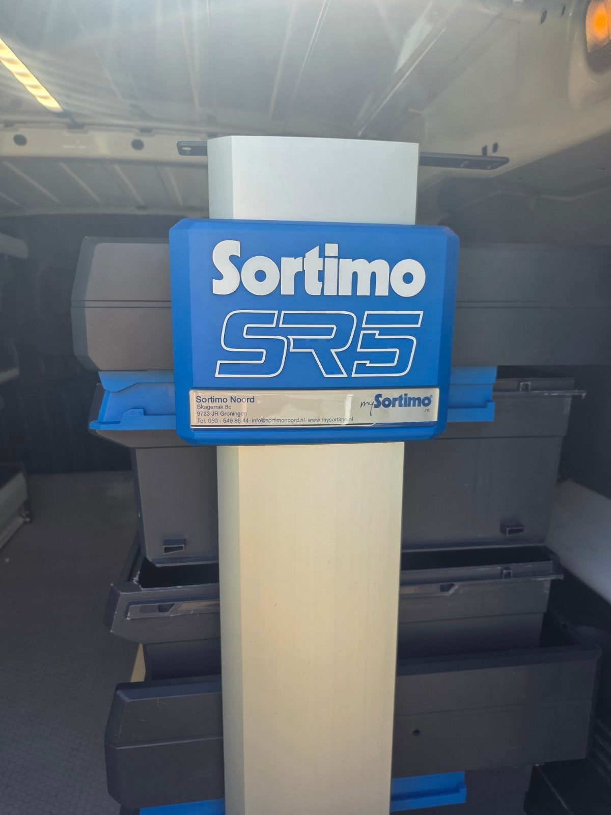Sortimo SR5 bedrijfswageninrichting voor Opel Combo, Ophalen