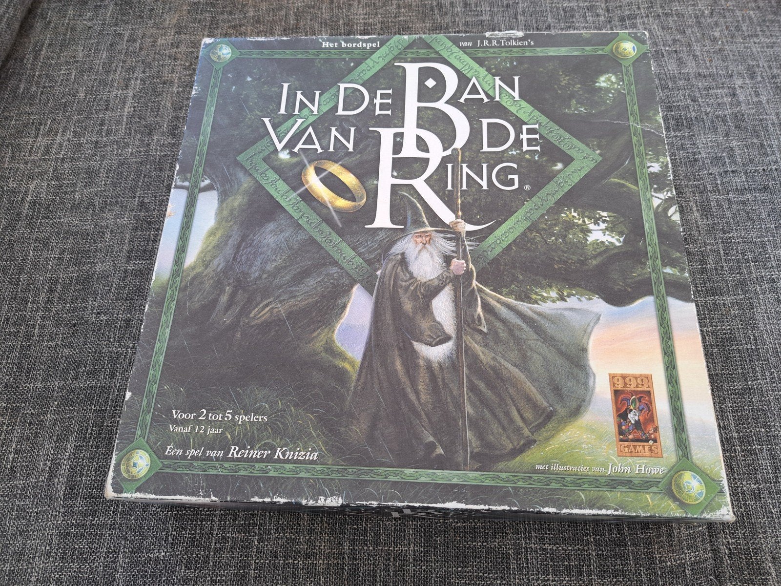 2 Lord of the Rings bordspellen: In de Ban van de Ring, Vijf spelers of meer, Ophalen, Gebruikt, Ravensburger, 999 Games