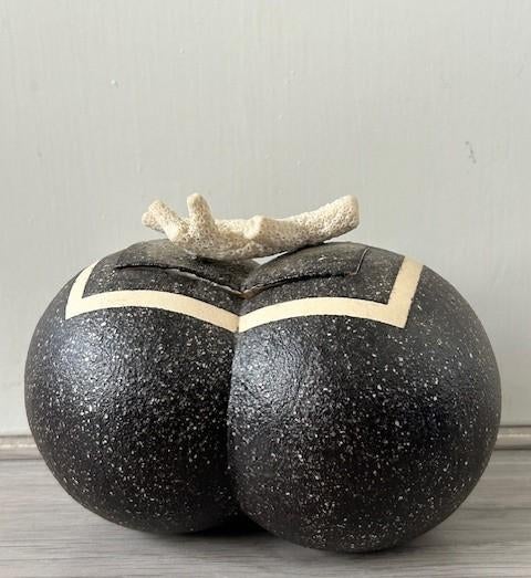 Studio keramiek dekseldoos object, Antiek en Kunst, Antiek | Keramiek en Aardewerk, Ophalen of Verzenden