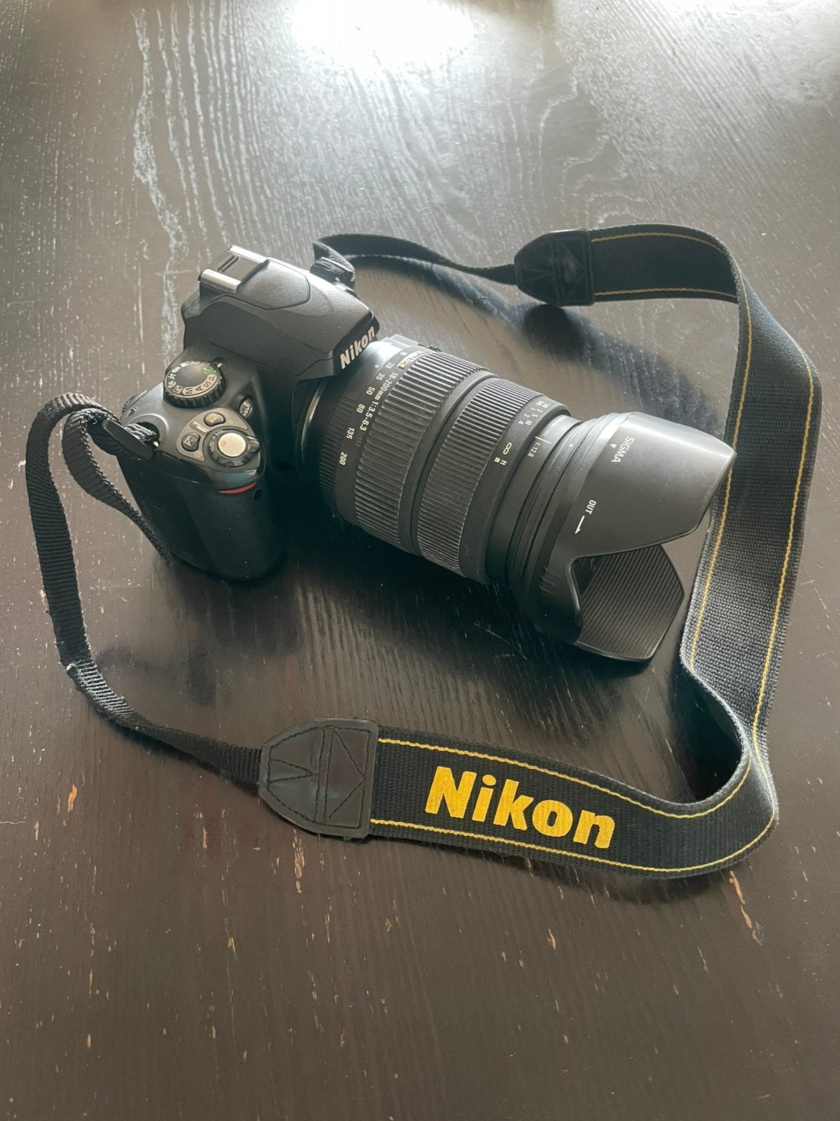 Nikon D40 spiegelreflexcamera met Sigma 18-200mm lens, Ophalen, Gebruikt, Spiegelreflex, Nikon
