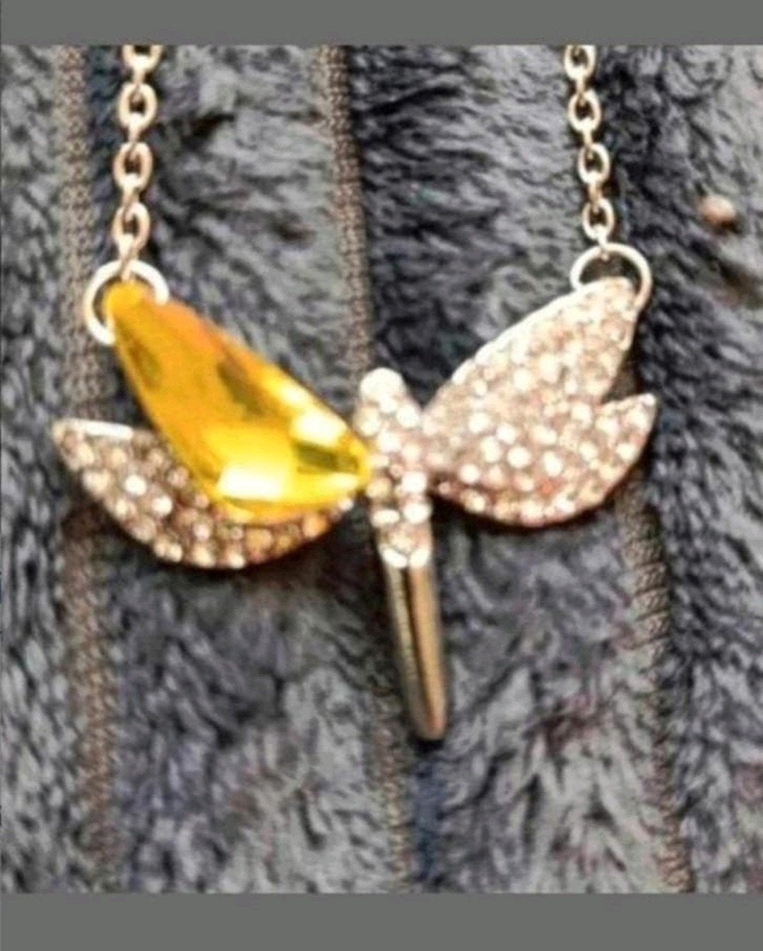 Ketting vlinder, Verzenden, Nieuw, Zilver, Met hanger