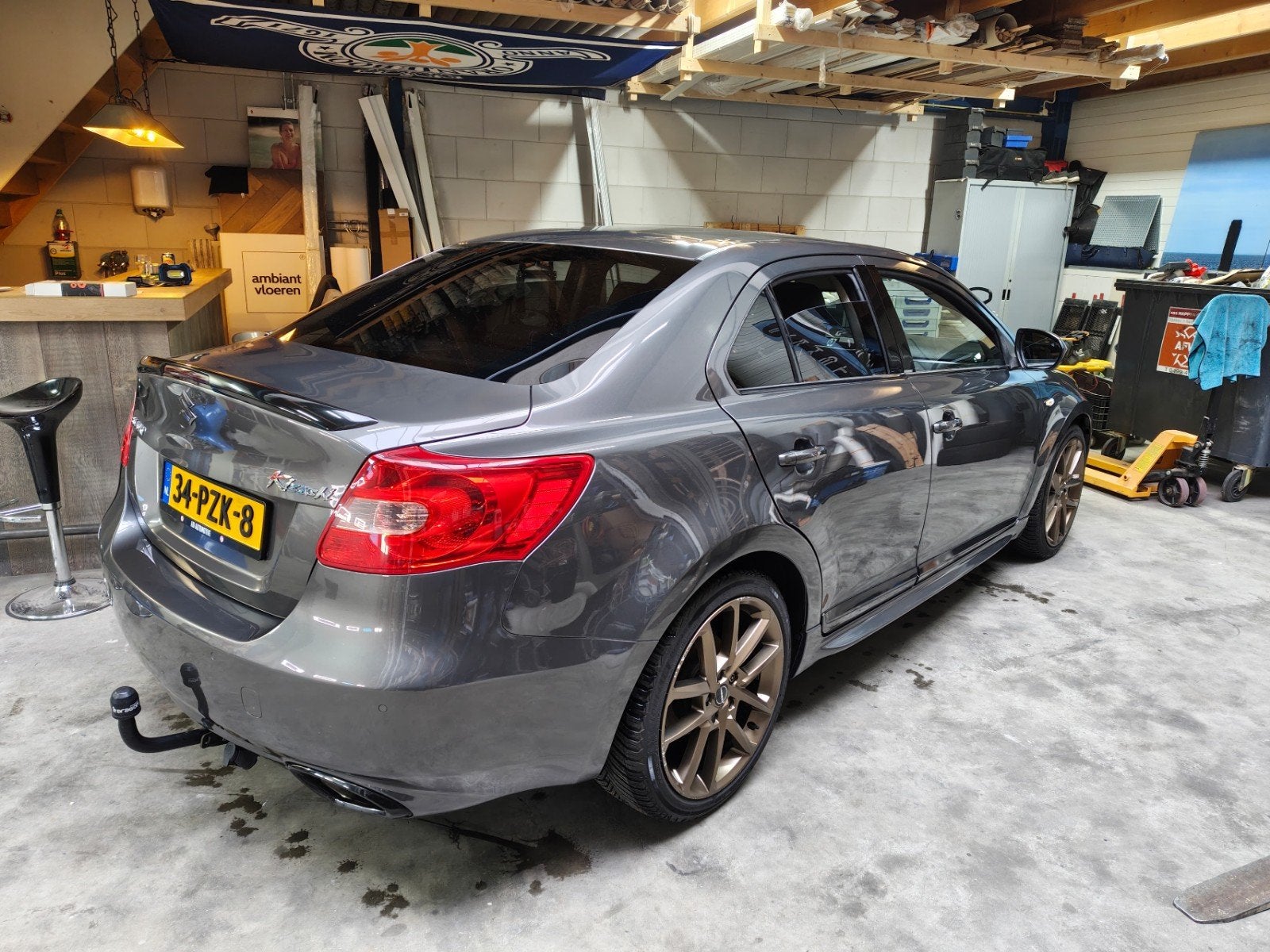 Suzuki Kizashi 2.4 CVT 4x4 sport, Auto's, Automaat, Zwart, 4 cilinders, 1505 kg